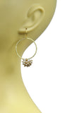 Circle With Pearl Cluster Earrings