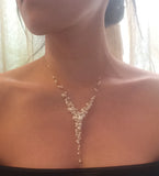 Cascading Pearl Cluster Necklace