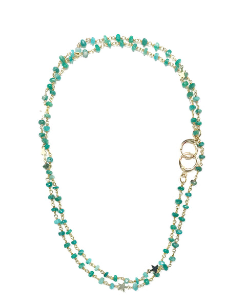Amazonite Star Convertible Necklace