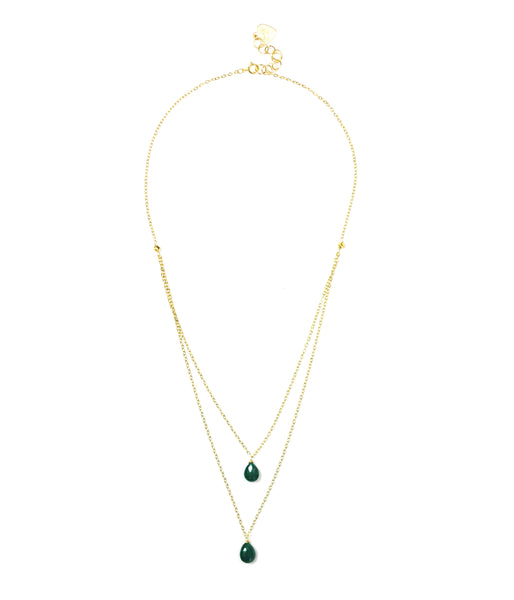 Emerald Layered Necklace