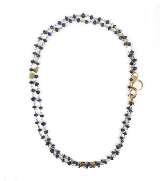 Lapis Lazuli Heart Convertible Necklace