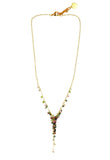 Mixed Tourmaline Cascading Cluster Necklace