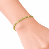 August Birthstone Bracelet - Peridot