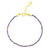 February Birthstone Bracelet - Amethyst