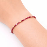 July Birthstone Bracelet - Ruby