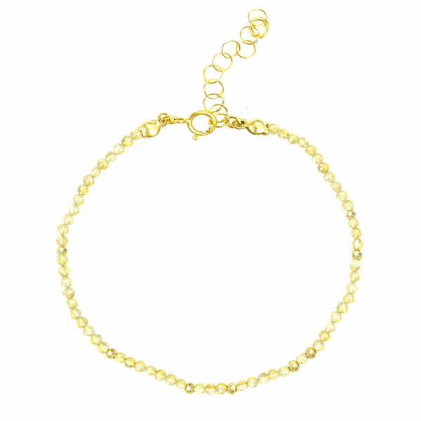November Birthstone Bracelet - Citrine