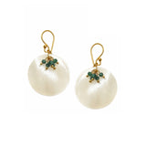 Emerald Shell Earrings
