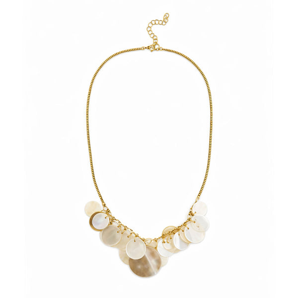 Golden Shore Shell Necklace