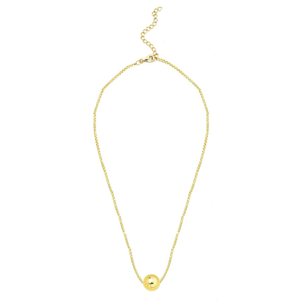 Golden Orb Necklace