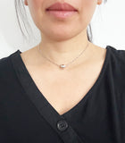 Silver Orb Necklace
