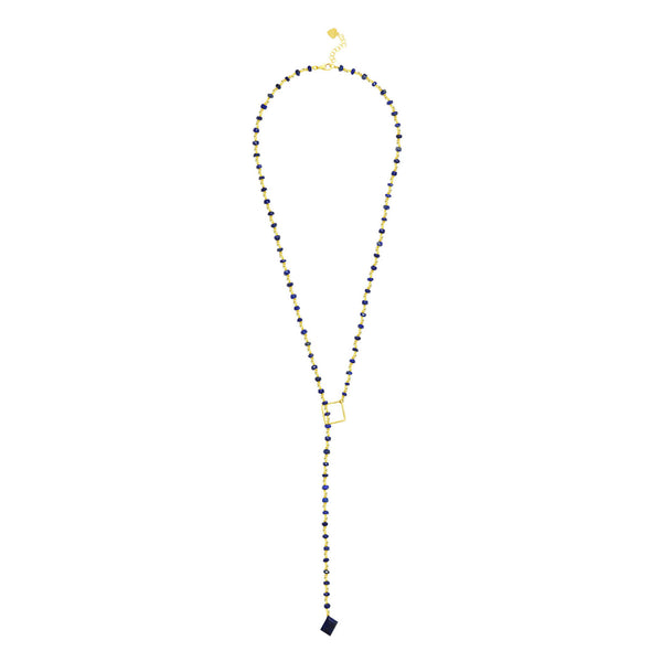 Lapis Lazuli With Drop Necklace