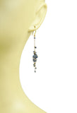 Iolite Cascading Cluster Earrings