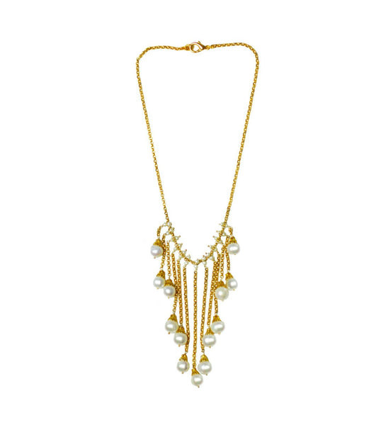 Pearl Droplet Necklace