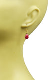 Ruby Vermeil Earrings