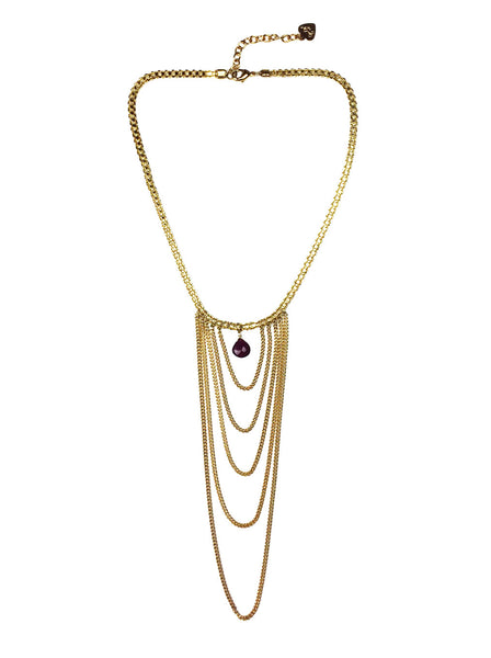Ruby Swag Necklace