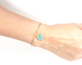 Amazonite Star Charm Adjustable Bracelet