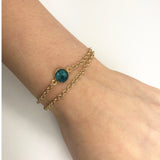 Emerald Vermeil Bracelet