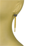 Iolite Cluster Tassel Vermeil Earrings