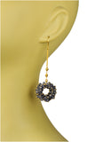 Iolite Cluster Linear Vermeil Earrings