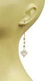 Keshi Pearl Vermeil Earrings