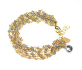 Mystic Labradorite Vermeil Bracelet