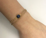 Lapis Lazuli Vermeil Bracelet
