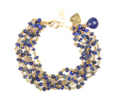Lapis Lazuli Vermeil Bracelet