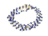 Lapis Lazuli Heart Convertible Mask Necklace