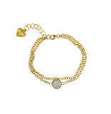 Moonstone Vermeil Bracelet