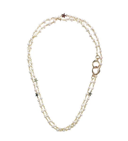 Pearl Star Convertible Necklace