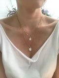 Keshi Pearl Layered Necklace
