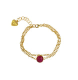 Ruby Vermeil Bracelet