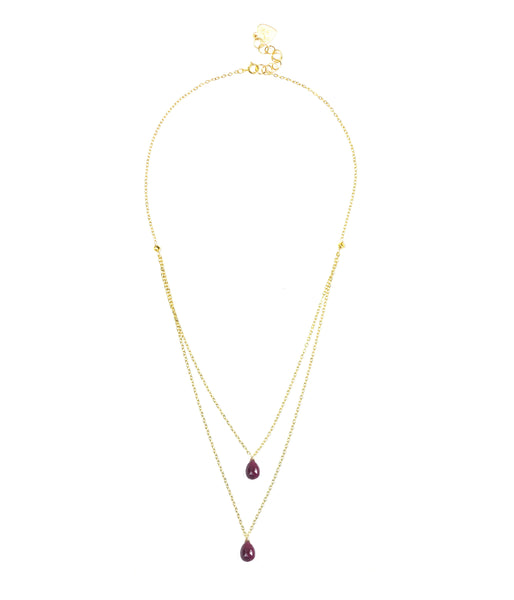 Ruby Layered Necklace